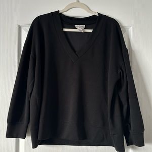 Black V Neck Sweater